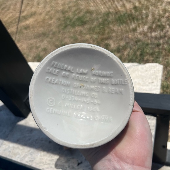 JIM BEAM REPUBLICAN ELEPHANT BOXER DECANTER 1964 GENUINE REGAL CHINA - Picture 10 of 12